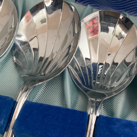Vintage Sheffield, Eng. Fork & Spoon boxes set - Picture 9 of 16
